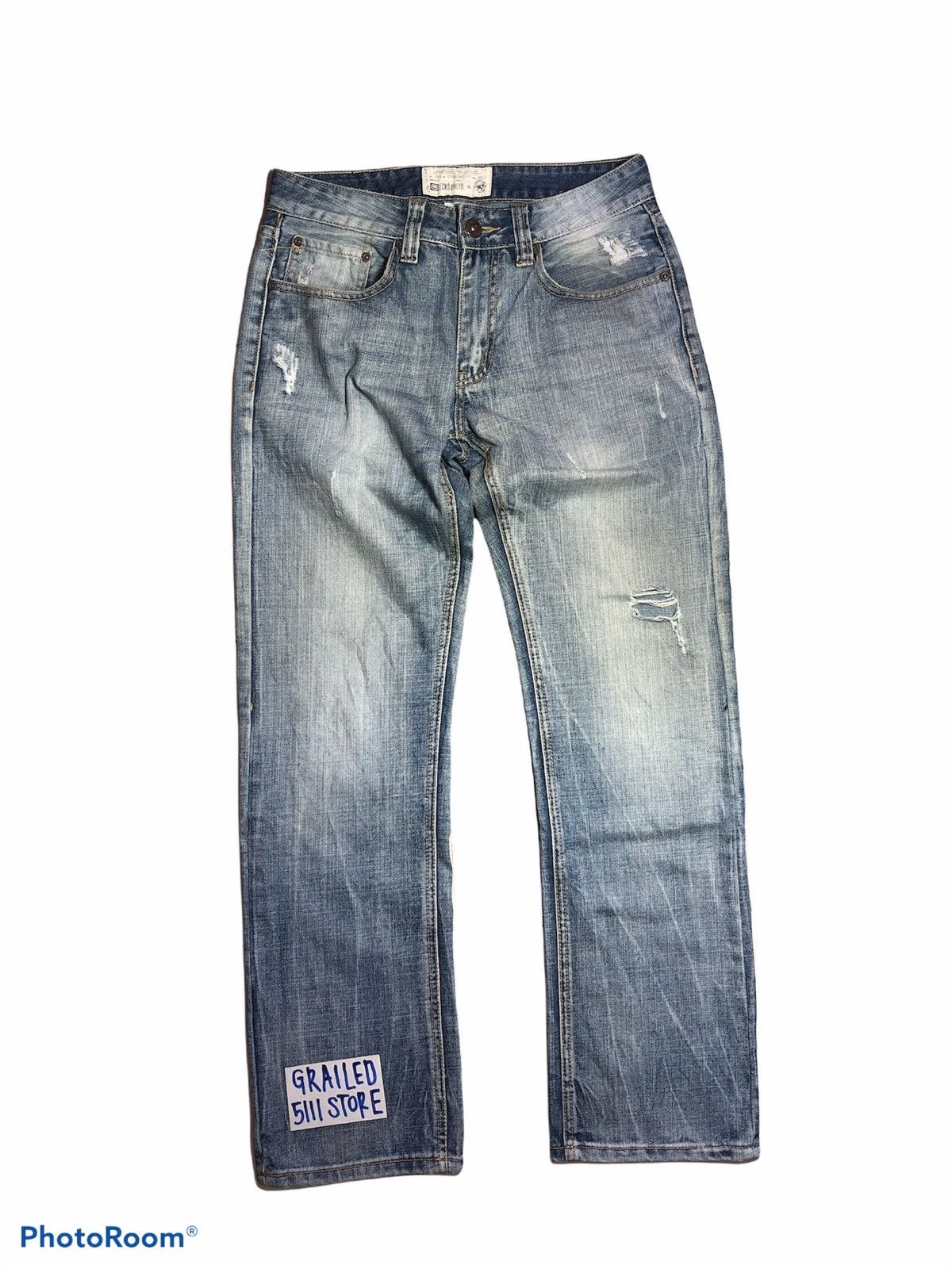 Ecko Unltd. ECKO UNLTD WASHED BLUE DENIM Size US 30 / EU 46 - 1 Thumbnail