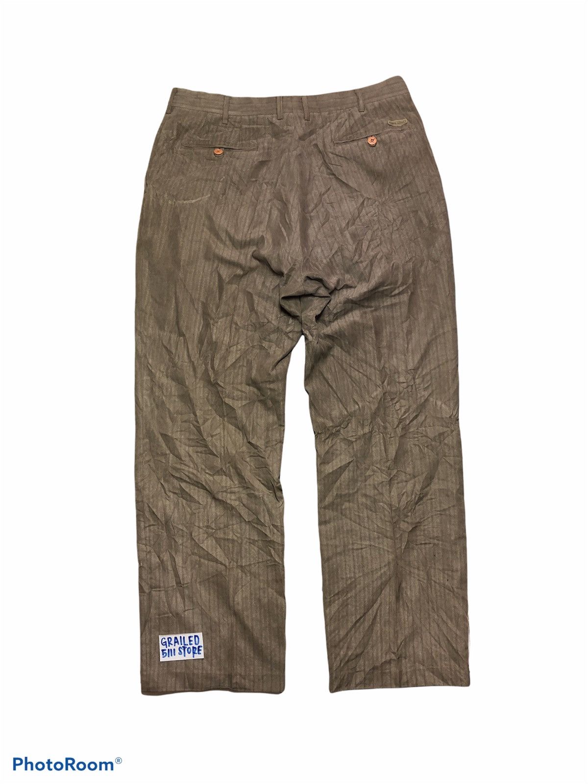Balmain × Pierre Balmain PIERRE BALMAIN HERRINGBONE PANT Size US 32 / EU 48 - 3 Thumbnail