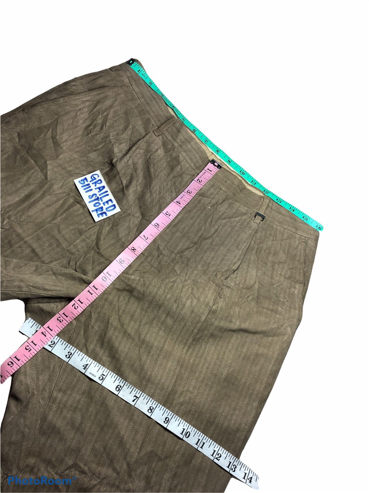 Balmain × Pierre Balmain PIERRE BALMAIN HERRINGBONE PANT Size US 32 / EU 48 - 6 Thumbnail