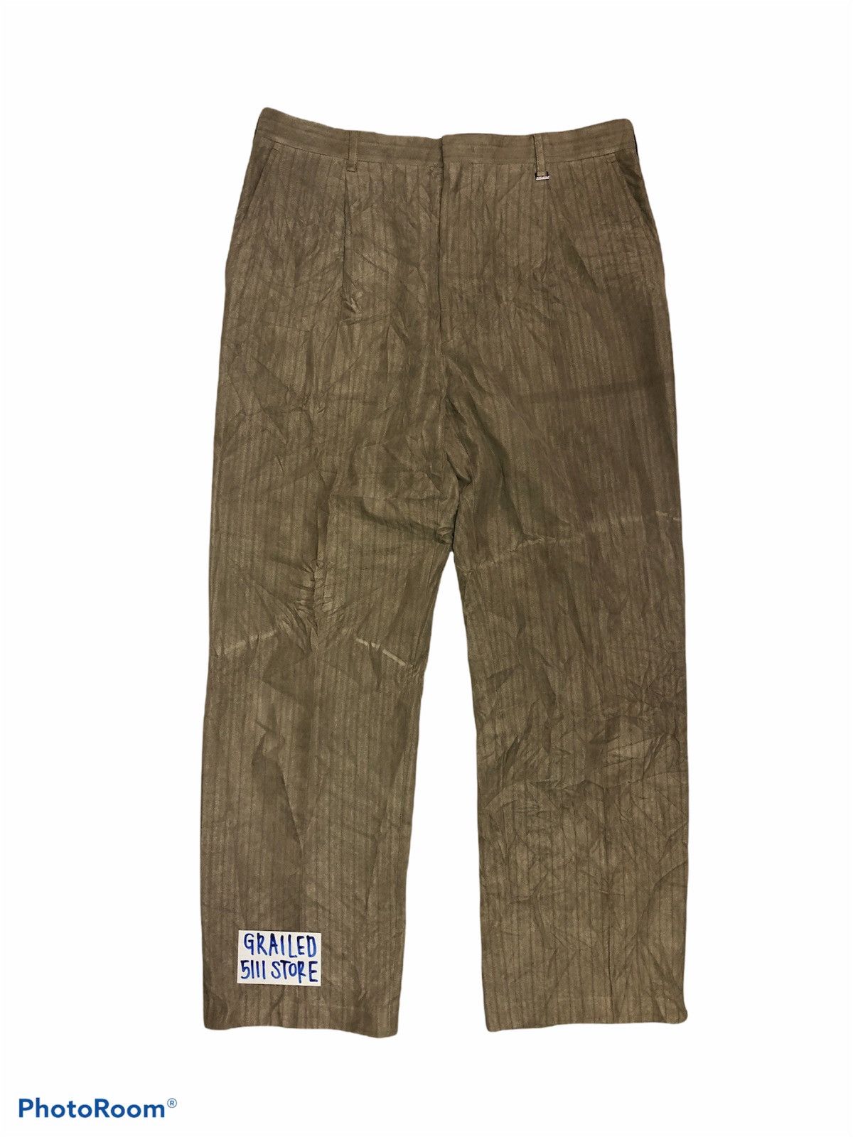 Balmain × Pierre Balmain PIERRE BALMAIN HERRINGBONE PANT Size US 32 / EU 48 - 1 Thumbnail