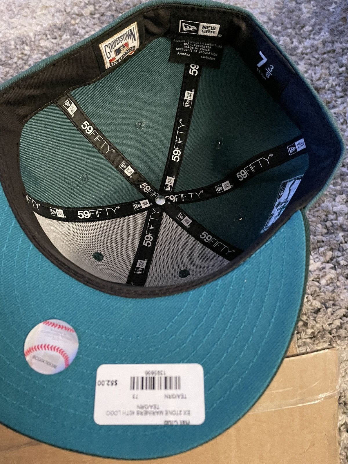 Outlet Hat Club horror pack seattle Mariners size 7 3/8 brand new sold out