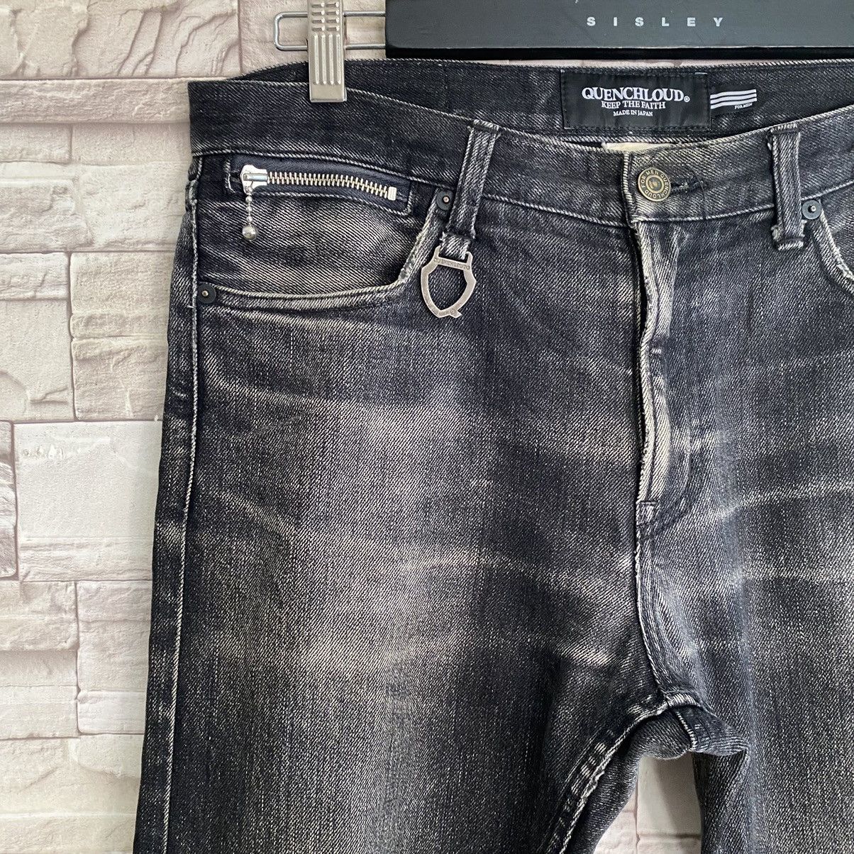 QUENCHLOUD QUENCHLOUD Distressed Denim Jeans Keep The Faith Size US 33 - 6 Thumbnail