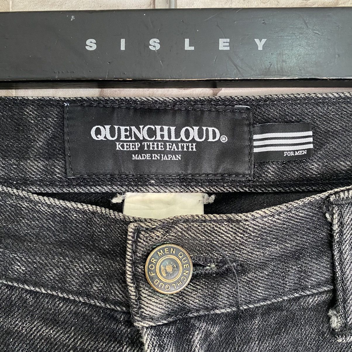 QUENCHLOUD QUENCHLOUD Distressed Denim Jeans Keep The Faith Size US 33 - 16 Thumbnail
