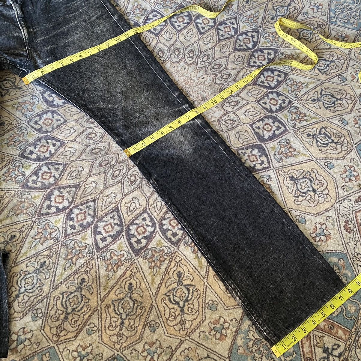 QUENCHLOUD QUENCHLOUD Distressed Denim Jeans Keep The Faith Size US 33 - 22 Thumbnail