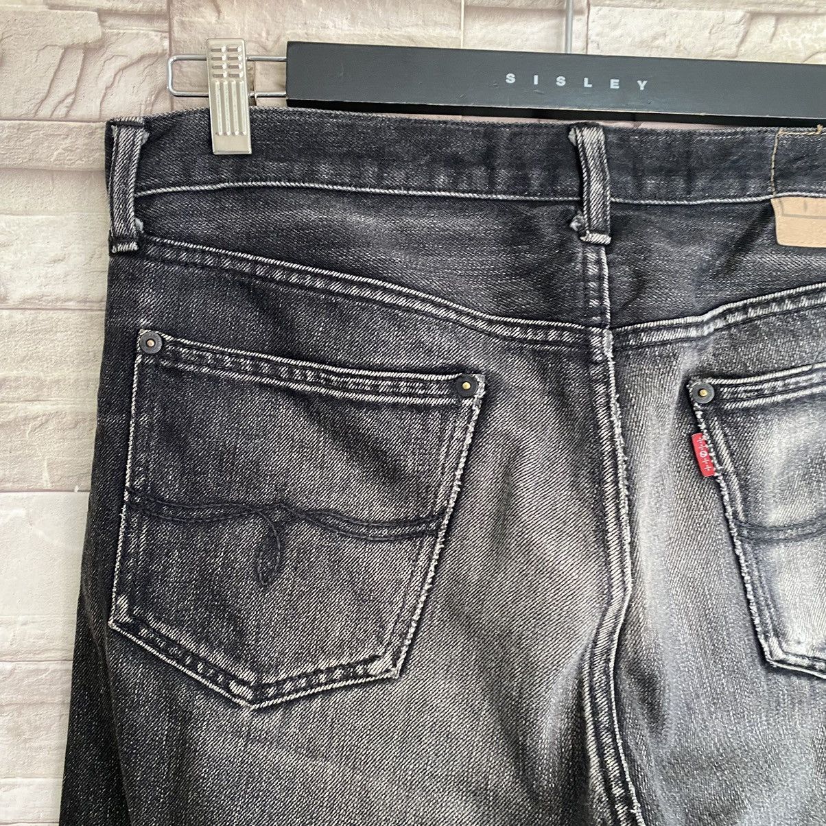 QUENCHLOUD QUENCHLOUD Distressed Denim Jeans Keep The Faith Size US 33 - 13 Thumbnail