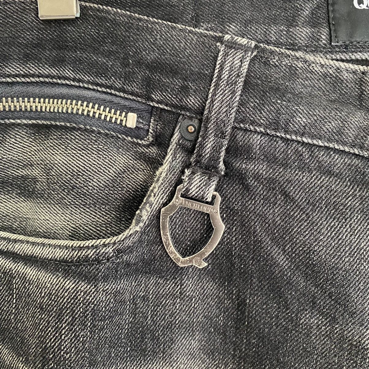QUENCHLOUD QUENCHLOUD Distressed Denim Jeans Keep The Faith Size US 33 - 8 Thumbnail