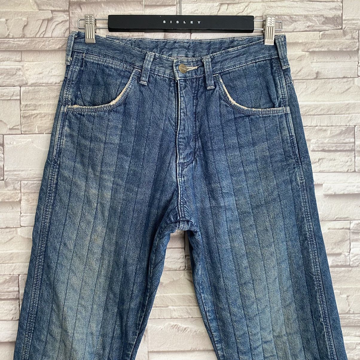 N.Hoolywood Wrangler x N.Hoolywood Denim Quilted Jeans Size US 29 - 5 Thumbnail