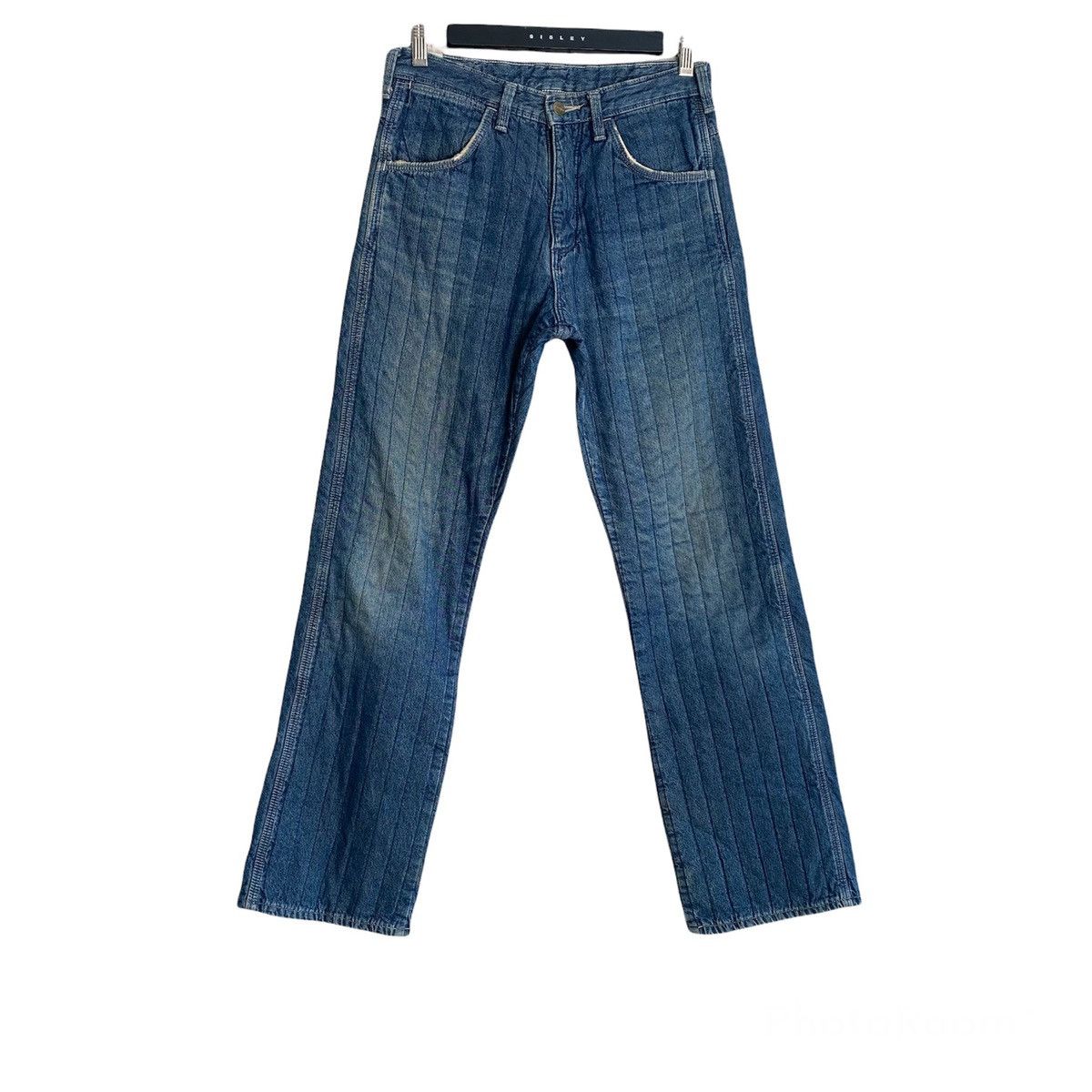 N.Hoolywood Wrangler x N.Hoolywood Denim Quilted Jeans Size US 29 - 2 Thumbnail