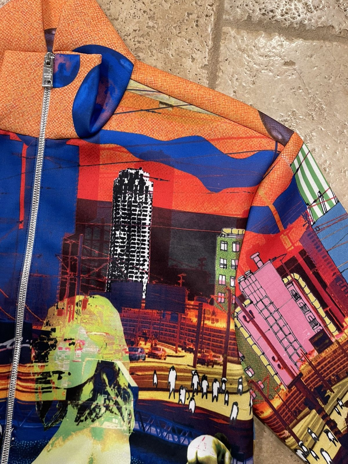 Prada Prada Psychedelic Multicolor Track Jacket 2019 Size US S / EU 44-46 / 1 - 7 Thumbnail