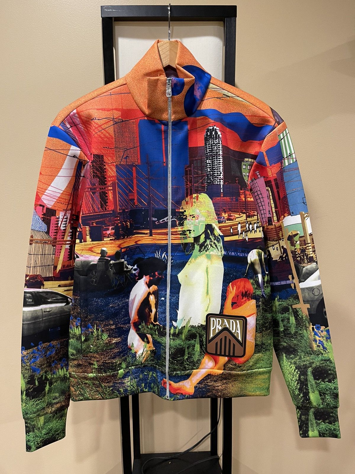 Prada Prada Psychedelic Multicolor Track Jacket 2019 Size US S / EU 44-46 / 1 - 13 Thumbnail