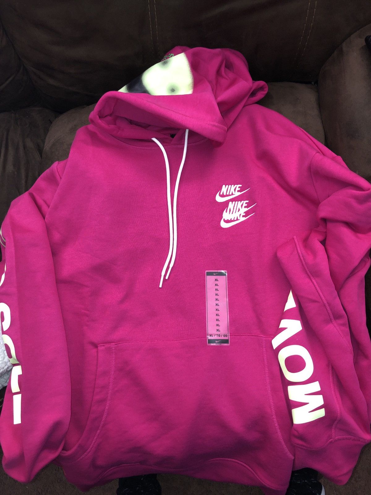 Nike Nike World Tour Graphic Hoodie Pink Grailed