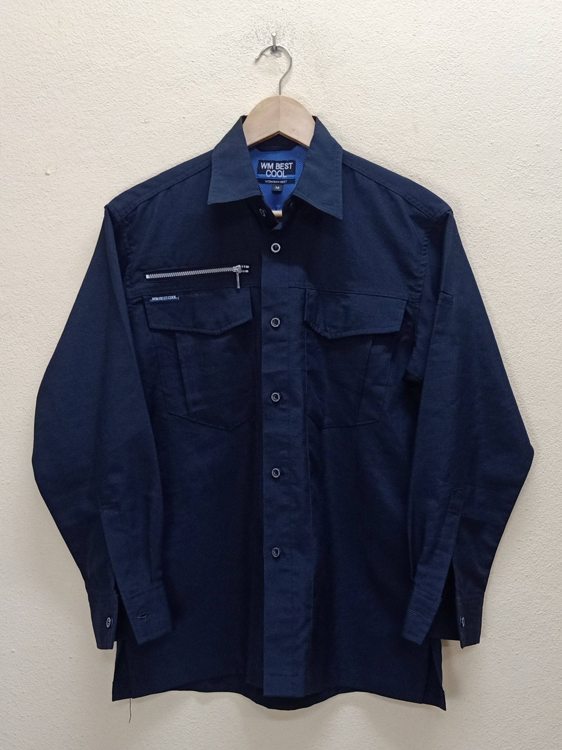 WM WORKMAN BEST COOL Japanese Brand Air Mesh Work Shirt