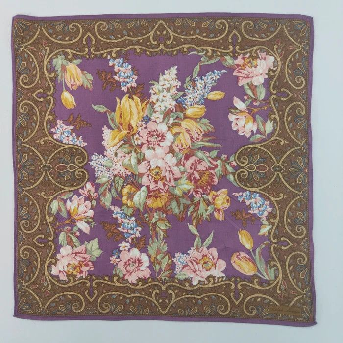 Ralph Lauren × Vintage Ralph Lauren Handkerchief/ Neckerchief/ Bandana - 3F2244 Size ONE SIZE - 4 Thumbnail