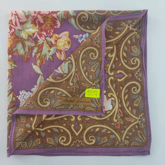 Ralph Lauren × Vintage Ralph Lauren Handkerchief/ Neckerchief/ Bandana - 3F2244 Size ONE SIZE - 2 Thumbnail
