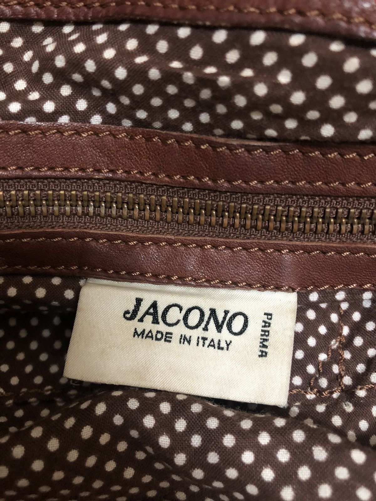 JACONO PARMA ハンドバッグ Italian Designers × Leather Vintage Jacono Parma Shoulder
