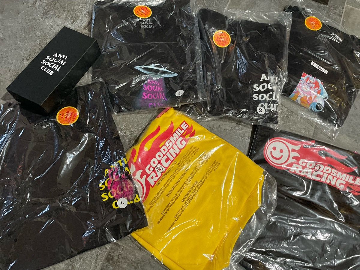 Anti Social Social Club Pulse Check Black Tee in Large (BIG HEART GRAPHIC) ASSC Size US L / EU 52-54 / 3 - 4 Thumbnail