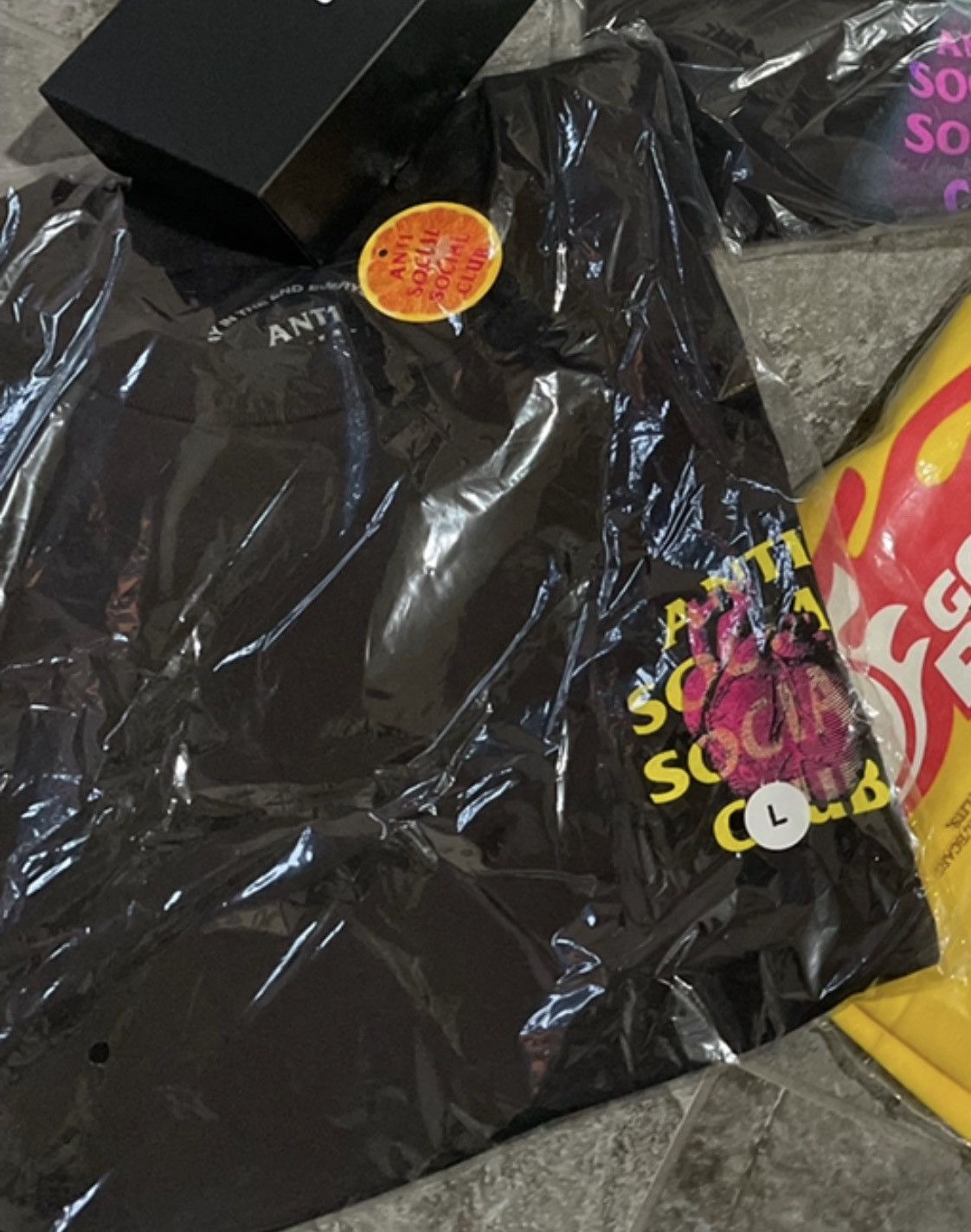 Anti Social Social Club Pulse Check Black Tee in Large (BIG HEART GRAPHIC) ASSC Size US L / EU 52-54 / 3 - 3 Thumbnail