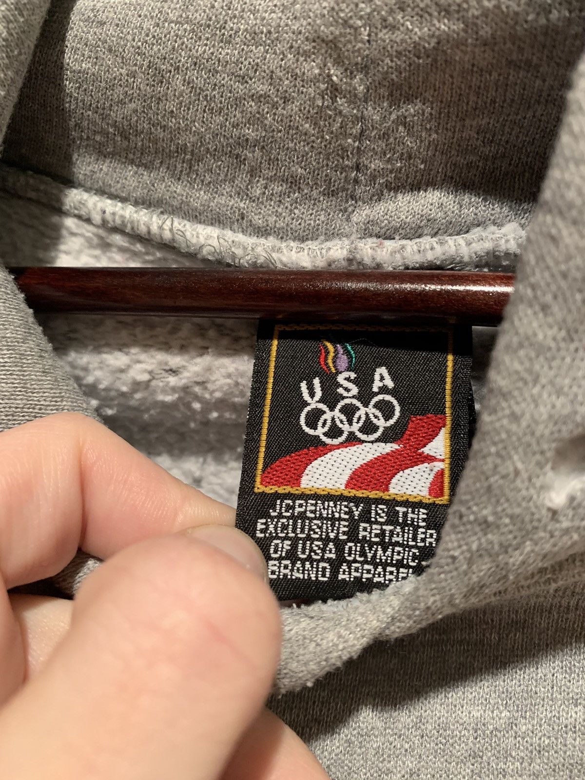 USA Olympics *RARE* Vintage USA Olympics Embroidered Hoodie Size US L / EU 52-54 / 3 - 4 Thumbnail