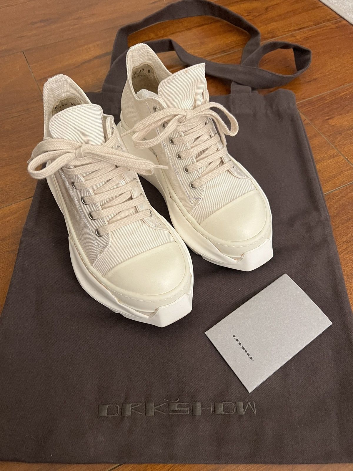 Rick Owens Drkshdw Rick Owens Abstract Low Sneaker | Grailed