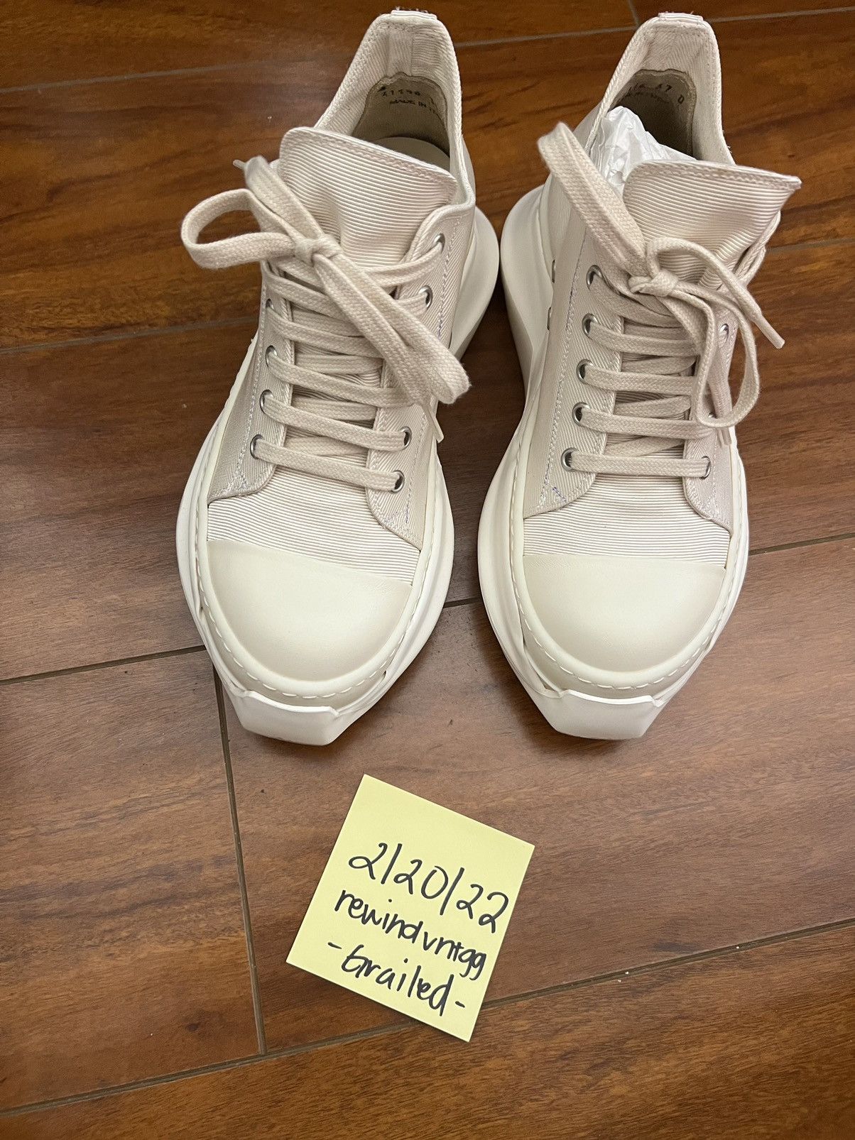 Rick Owens Drkshdw Rick Owens Abstract Low Sneaker | Grailed