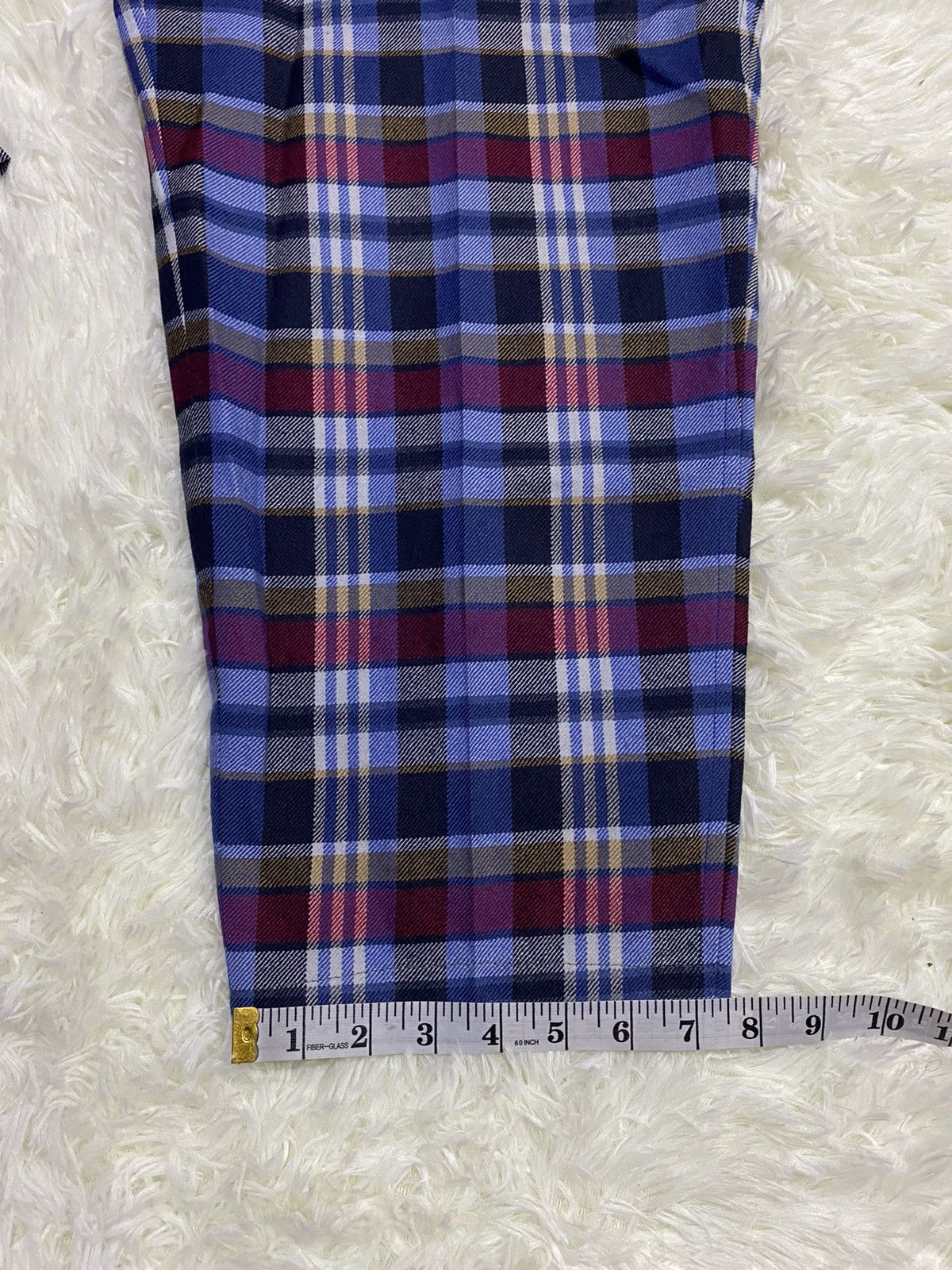 Christian Dior Monsieur × Vintage Vintage Christian Dior Sport Wool Tartan Pants Size US 30 / EU 46 - 15 Thumbnail