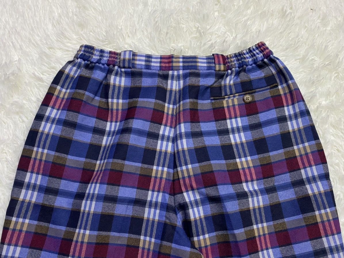 Christian Dior Monsieur × Vintage Vintage Christian Dior Sport Wool Tartan Pants Size US 30 / EU 46 - 5 Thumbnail