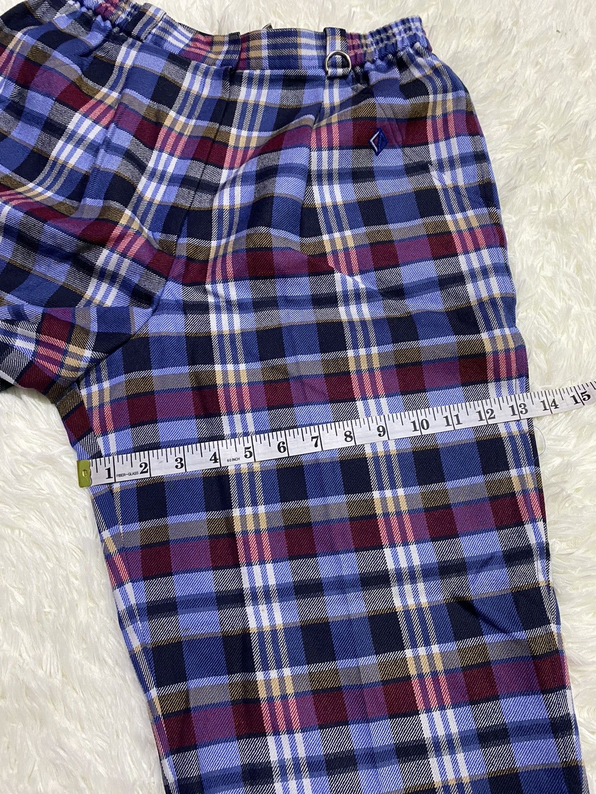 Christian Dior Monsieur × Vintage Vintage Christian Dior Sport Wool Tartan Pants Size US 30 / EU 46 - 13 Thumbnail