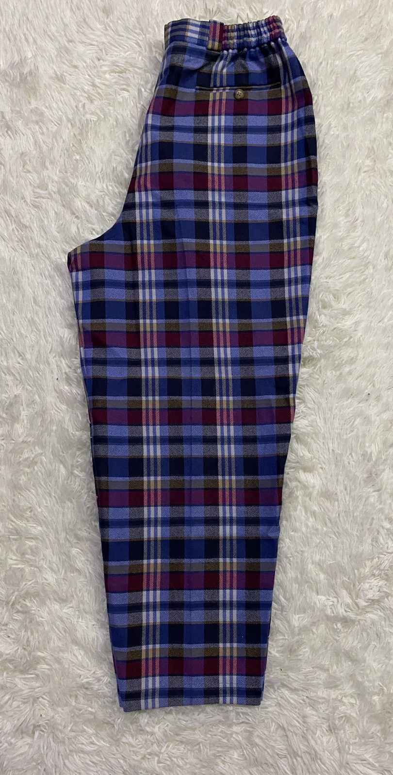 Christian Dior Monsieur × Vintage Vintage Christian Dior Sport Wool Tartan Pants Size US 30 / EU 46 - 6 Thumbnail