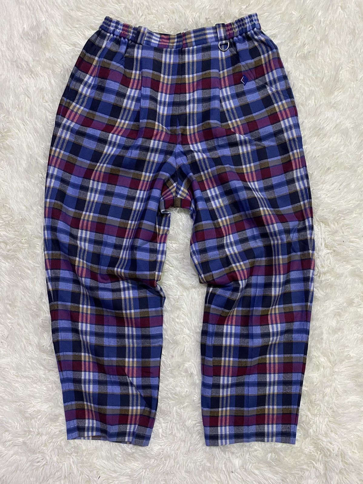 Vintage Christian Dior Sport Wool Tartan Pants