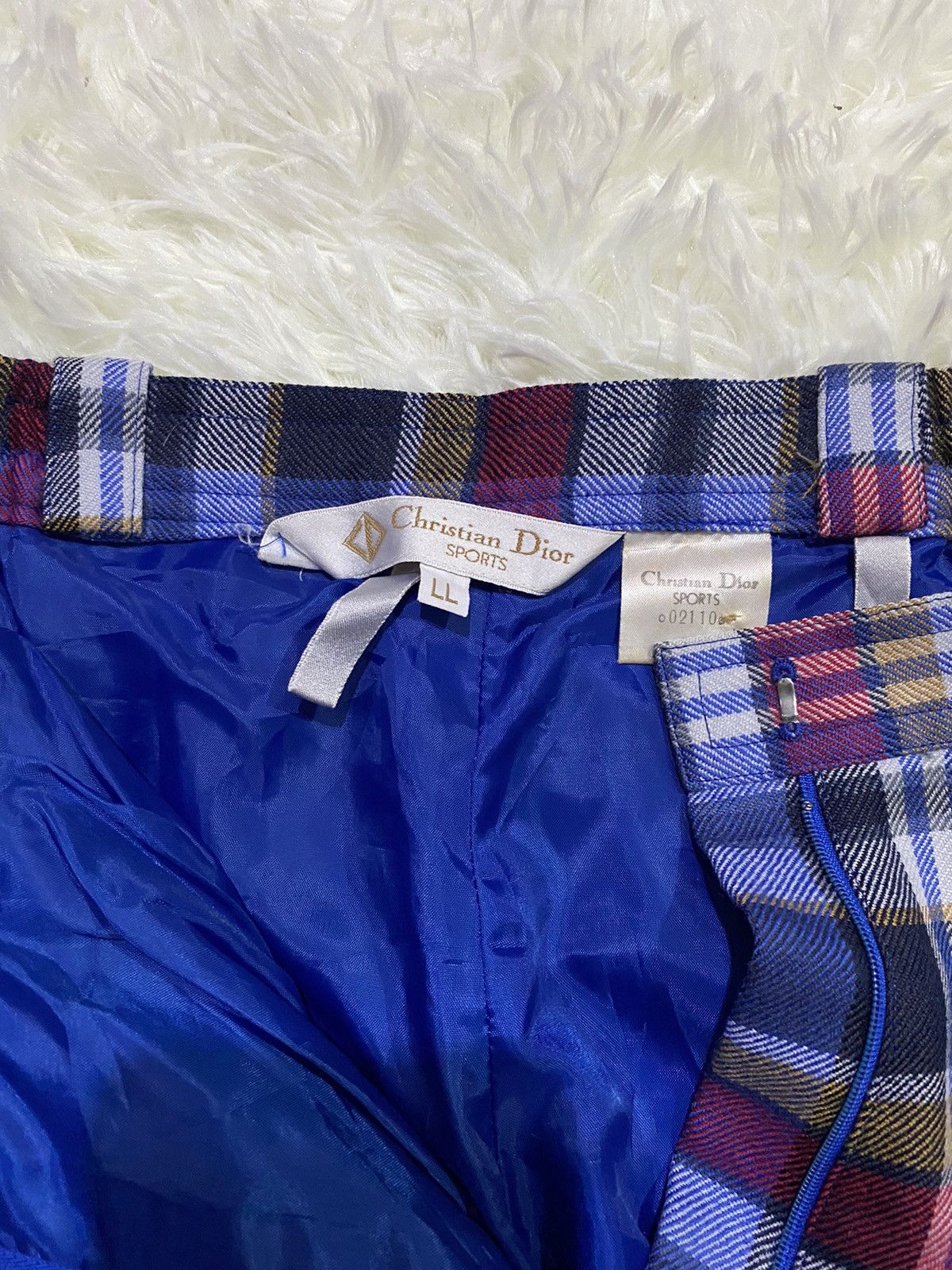 Christian Dior Monsieur × Vintage Vintage Christian Dior Sport Wool Tartan Pants Size US 30 / EU 46 - 9 Thumbnail