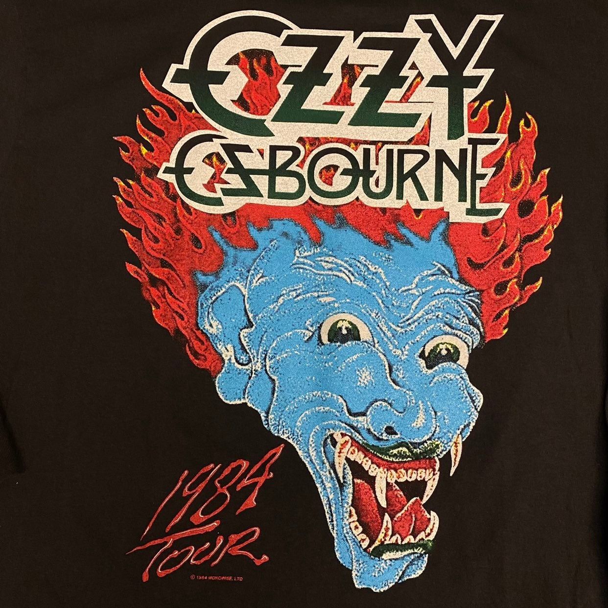 Band Tees × Ozzy Osbourne Concert Tee × Vintage Vintage 1984 OZZY ...