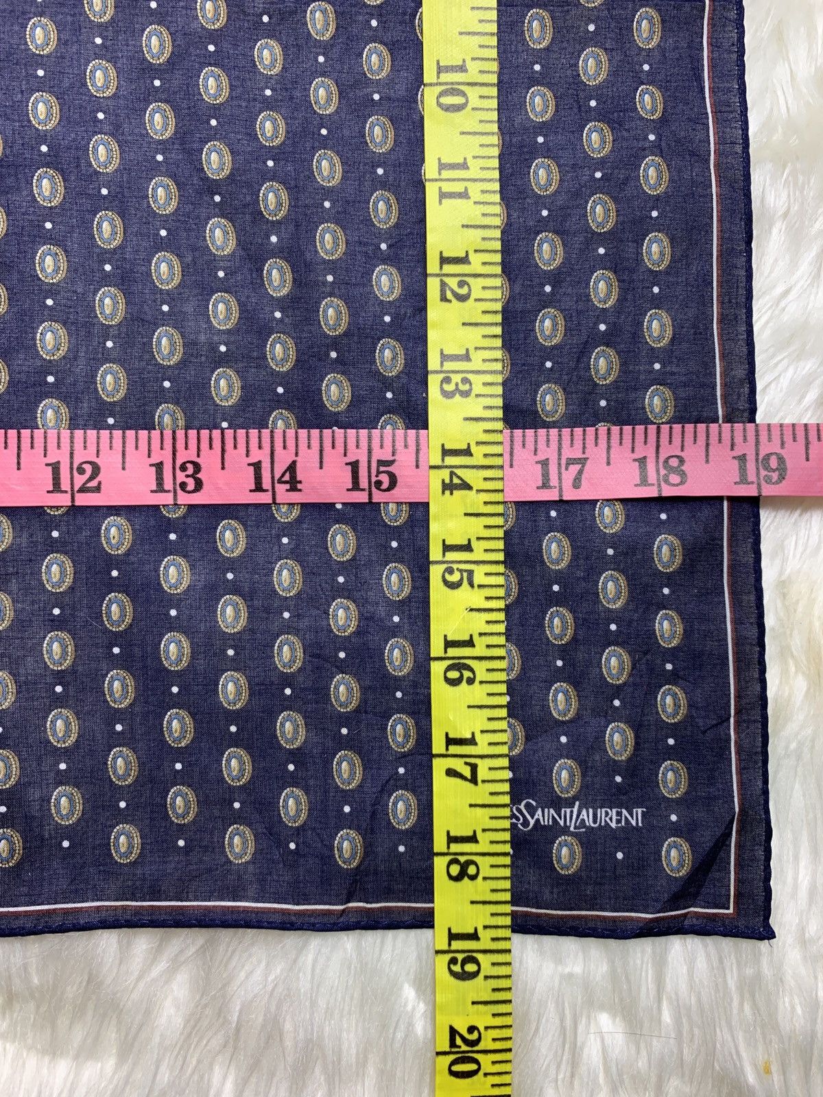 Yves Saint Laurent Yves Saint Laurent YSL Handkerchief Neckerchief Bandana Size ONE SIZE - 8 Thumbnail