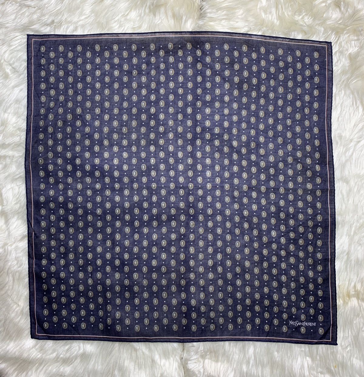Yves Saint Laurent Yves Saint Laurent YSL Handkerchief Neckerchief Bandana Size ONE SIZE - 4 Thumbnail