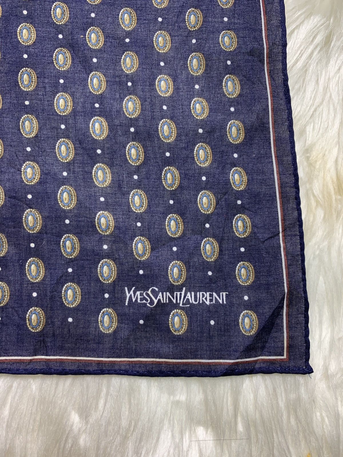 Yves Saint Laurent Yves Saint Laurent YSL Handkerchief Neckerchief Bandana Size ONE SIZE - 6 Thumbnail