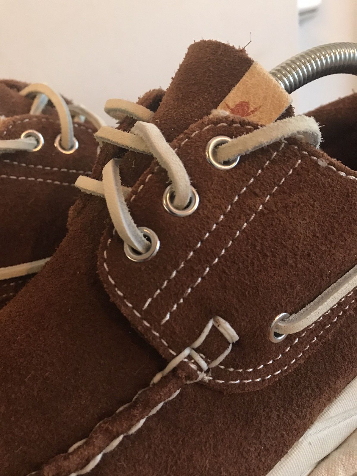 Visvim Hockney Folk Brown white | Grailed