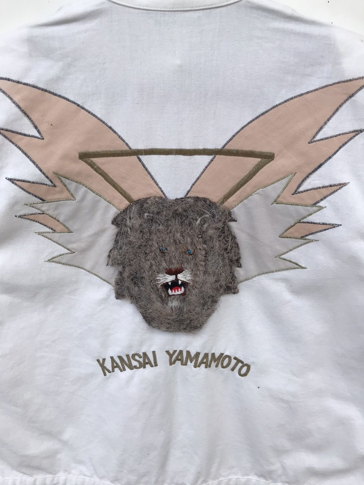 Kansai Yamamoto VINTAGE KANSAI YAMAMOTO Archival 3D Lion Head Winged Jacket Size US S / EU 44-46 / 1 - 7 Thumbnail