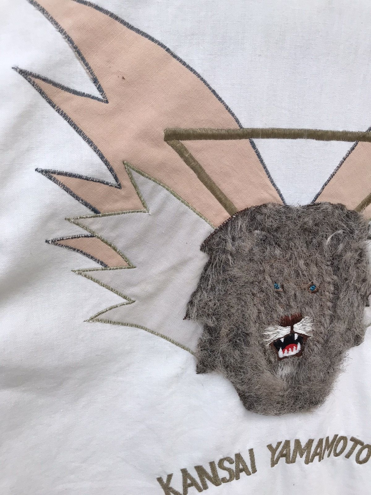 Kansai Yamamoto VINTAGE KANSAI YAMAMOTO Archival 3D Lion Head Winged Jacket Size US S / EU 44-46 / 1 - 8 Thumbnail