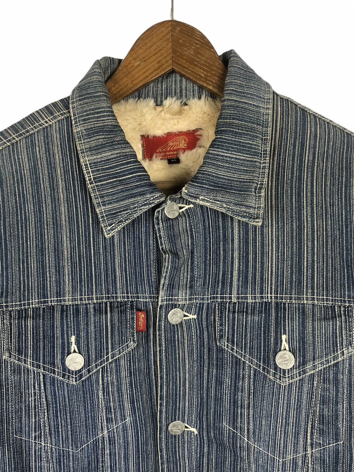 Indian Motorcycle Indian Motorcycle Fur Lining Denim Jacket Size US M / EU 48-50 / 2 - 4 Thumbnail