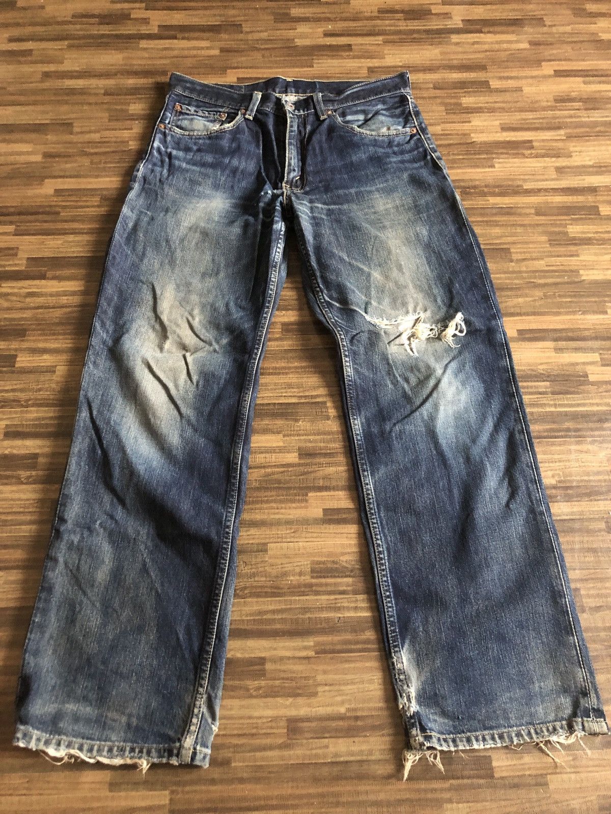 Vintage Y2K Levi’s 502 Distressed Denim
