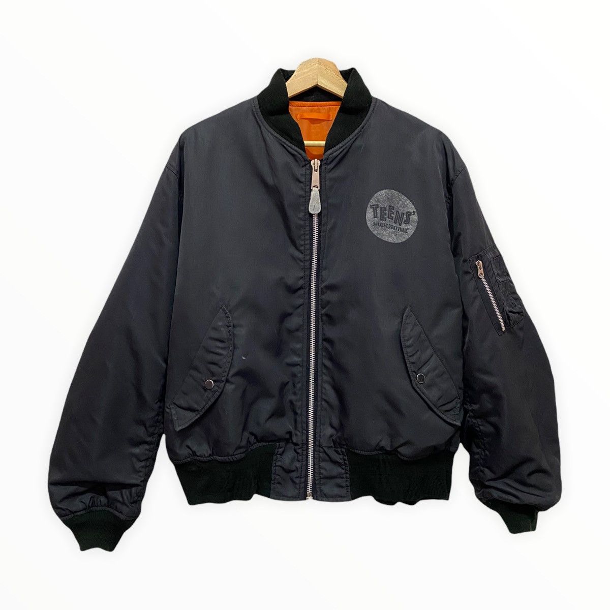 Japanese Brand RARE🔥TEENS MUSIC FESTIVAL BOMBER JACKET Size US XL / EU 56 / 4 - 4 Thumbnail