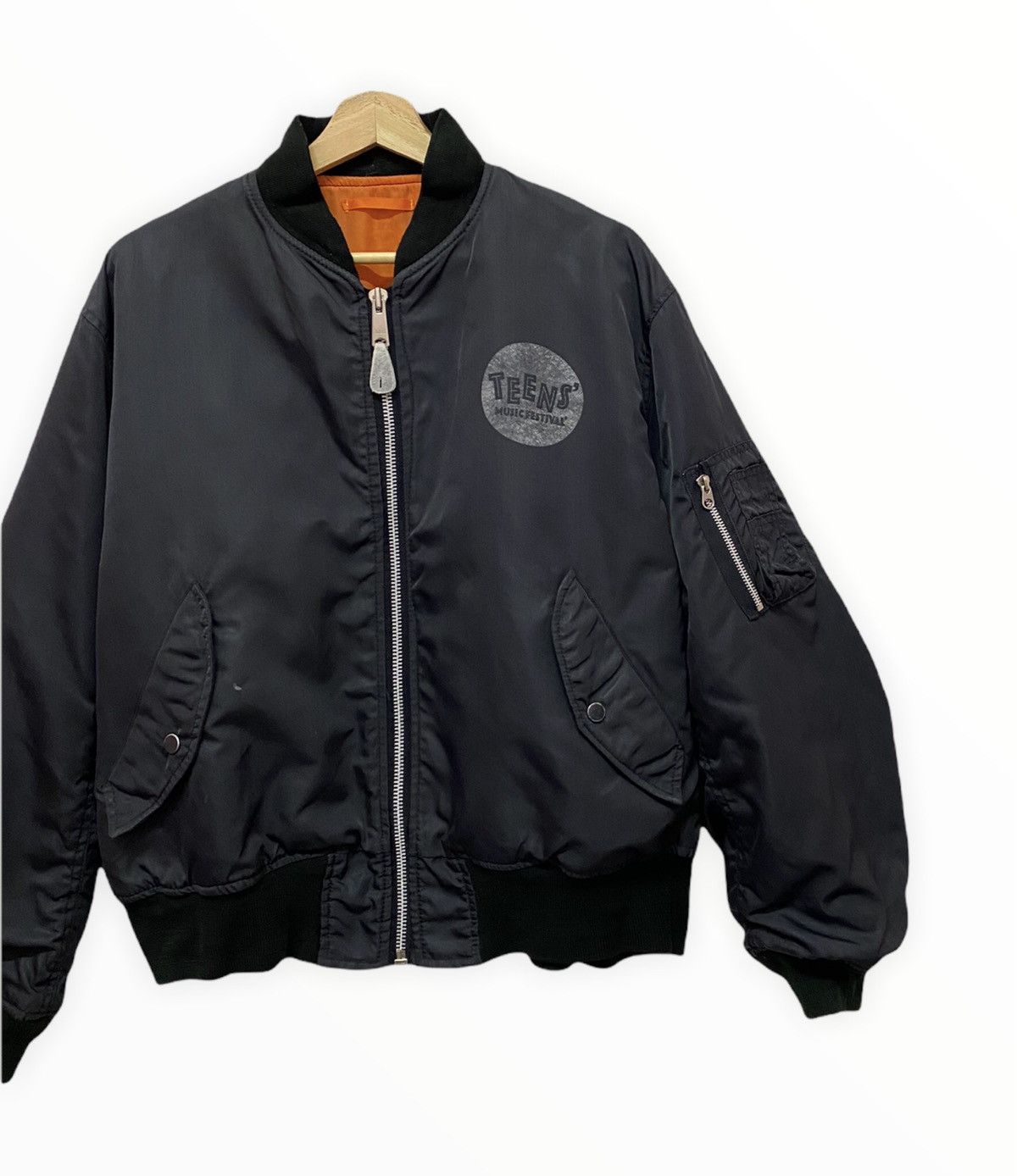 Japanese Brand RARE🔥TEENS MUSIC FESTIVAL BOMBER JACKET Size US XL / EU 56 / 4 - 8 Thumbnail