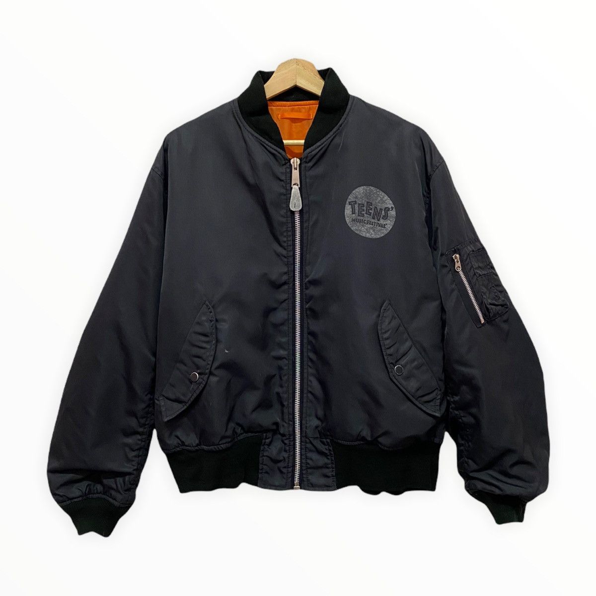 Japanese Brand RARE🔥TEENS MUSIC FESTIVAL BOMBER JACKET Size US XL / EU 56 / 4 - 6 Thumbnail