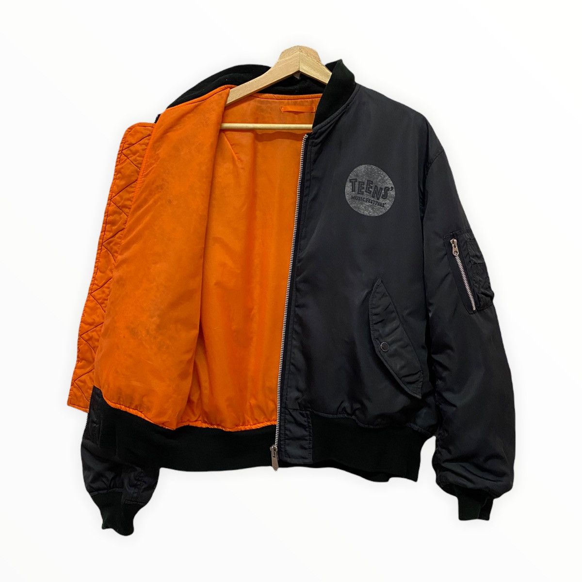 Japanese Brand RARE🔥TEENS MUSIC FESTIVAL BOMBER JACKET Size US XL / EU 56 / 4 - 3 Thumbnail
