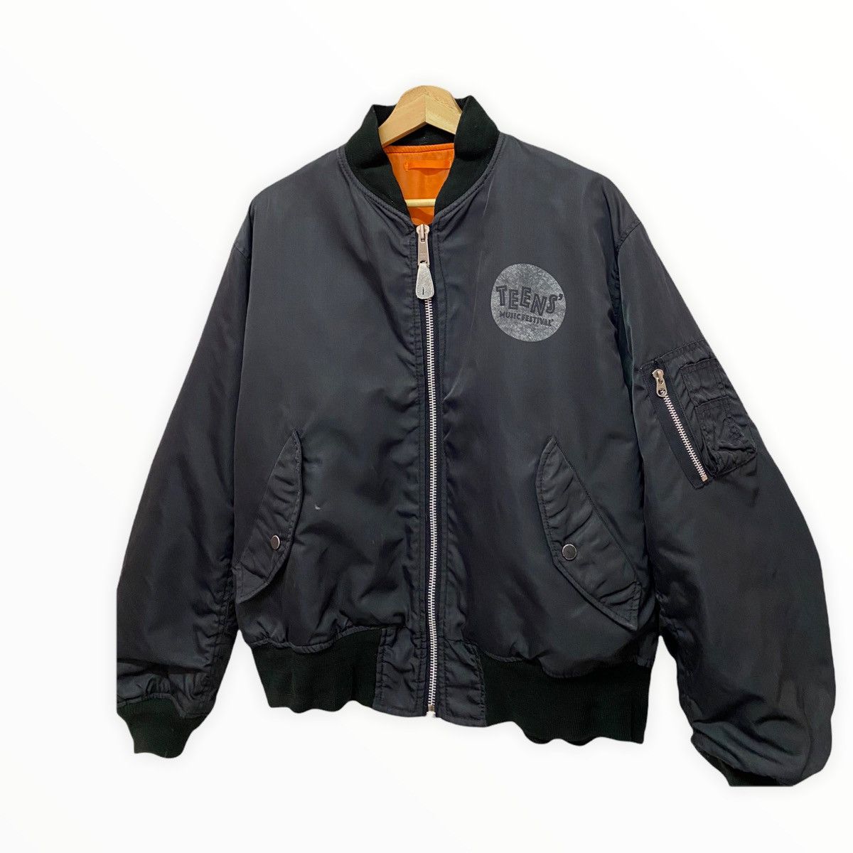 Japanese Brand RARE🔥TEENS MUSIC FESTIVAL BOMBER JACKET Size US XL / EU 56 / 4 - 5 Thumbnail