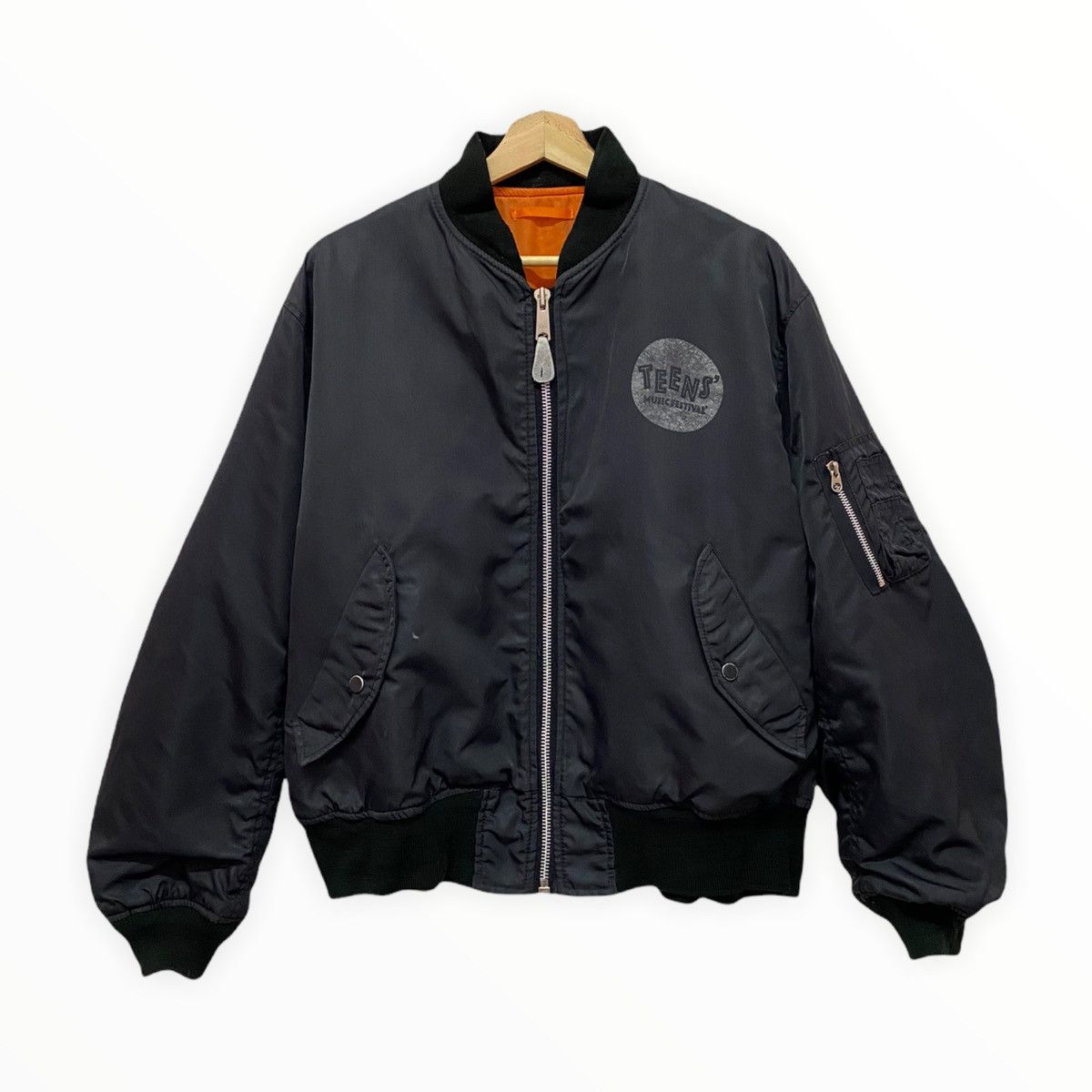 Japanese Brand RARE🔥TEENS MUSIC FESTIVAL BOMBER JACKET Size US XL / EU 56 / 4 - 2 Thumbnail