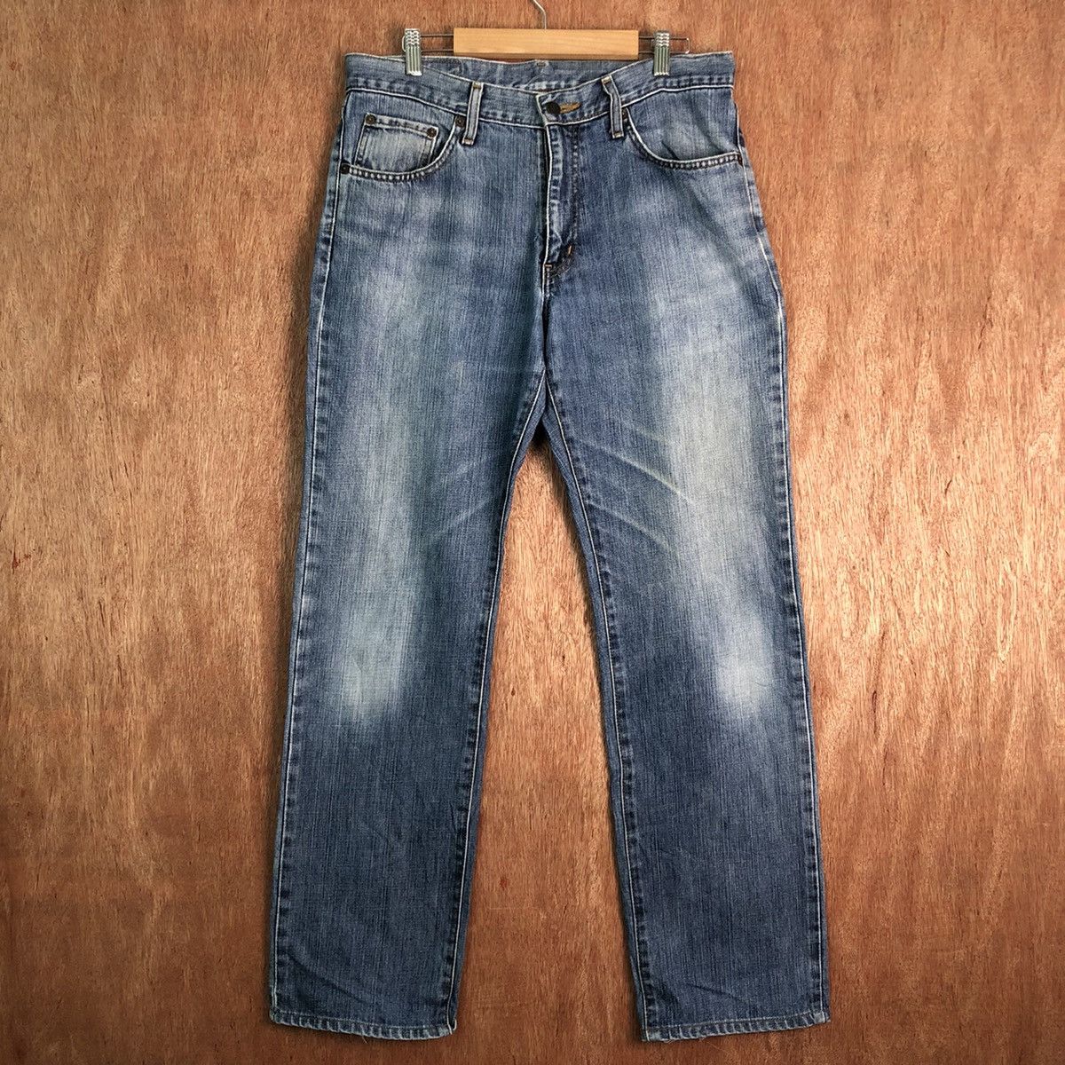 Edwin DLL Edwin Blue vintage japan jeans Denim #c186 Size US 33 - 1 Thumbnail
