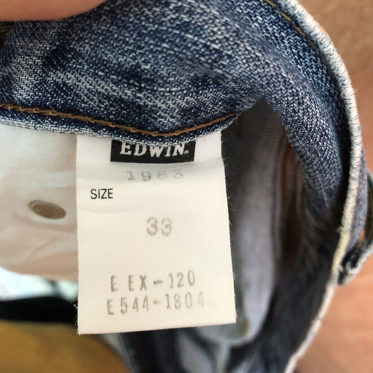 Edwin DLL Edwin Blue vintage japan jeans Denim #c186 Size US 33 - 11 Thumbnail
