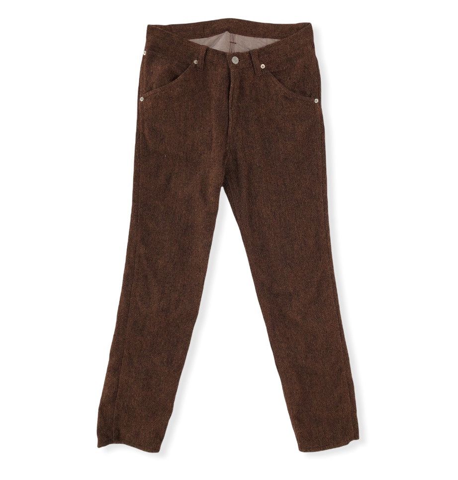 Journal Standard SHETLAND WOOL BROWN HEATHER PANTS Size US 30 / EU 46 - 1 Thumbnail