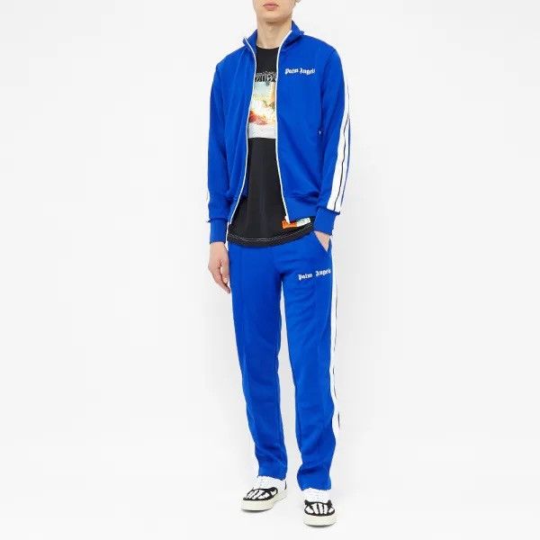 Palm angels track jacket blue best sale