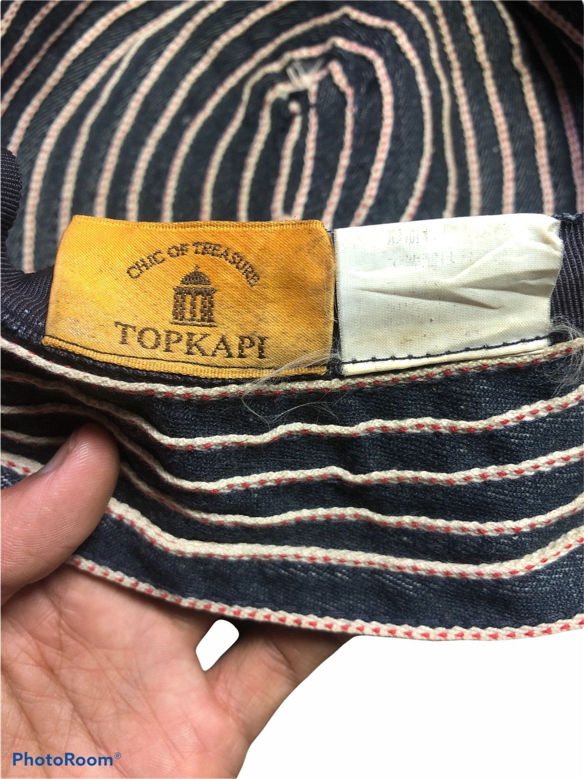 Vintage RARE ⚡️ TOPKAPI SELVEDGE DENIM HAT Size ONE SIZE - 4 Thumbnail